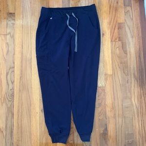 Figs Medium Zamora Joggers Scrub Pants Navy